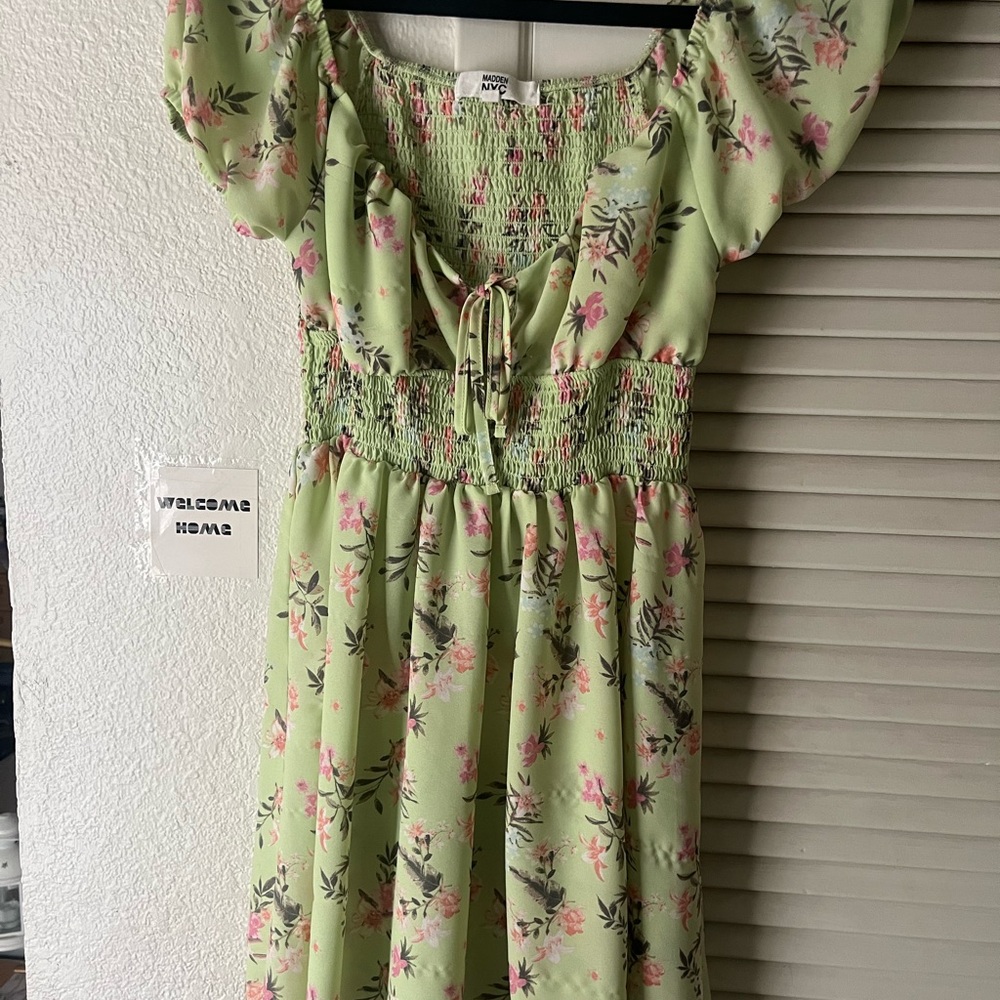Floral Smocked Dress